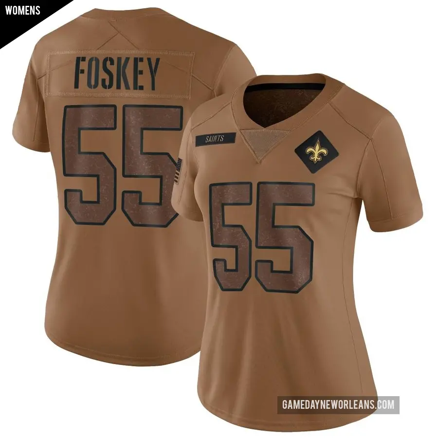 Isaiah Foskey Jersey Legend Game Limited Elite Jerseys Saints Store